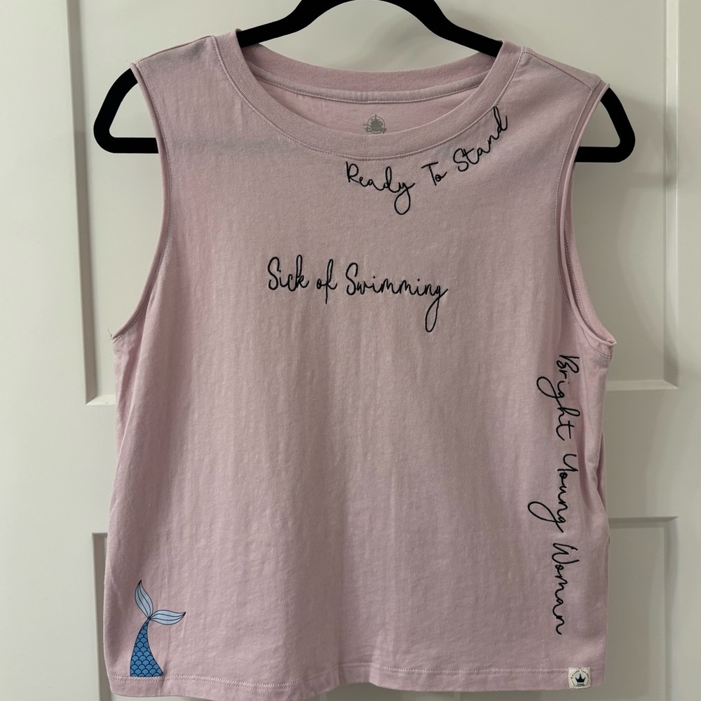 Disney Ariel Text Tank Top for Women – The Little Mermaid